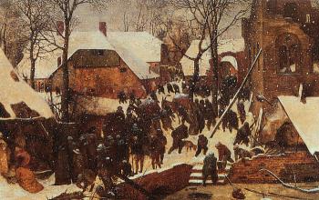 Pieter The Elder Bruegel : The Adoration of the Kings in the Snow
